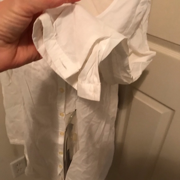 Patrick Robinson for Target blouse/tunic nwt white M print ad item - Picture 3 of 6